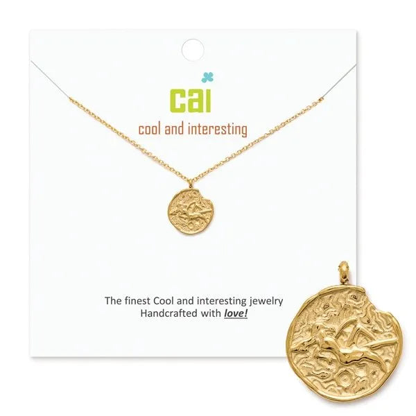 Zodiac Coin Necklace - Heritage-Boutique.com