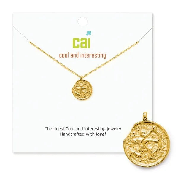 Zodiac Coin Necklace - Heritage-Boutique.com