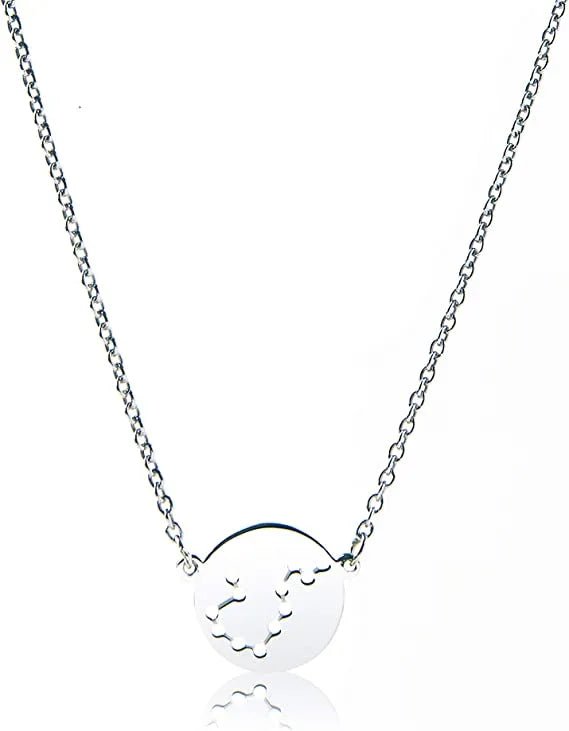 Zodiac Constellation Coin Necklace - Heritage - Boutique.com